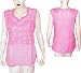 Kurti India Clothes Womens Chikan Embroidery Size S (ctop488)