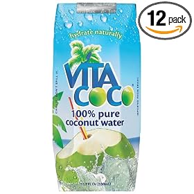 Vita Coco 100% Pure Coconut Water, 11.1-Ounce Containers (Pack of 12)