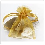 150 Gold Wedding Organza Favor Gift Bags 4x6 inch ($0.31 each favor bags)