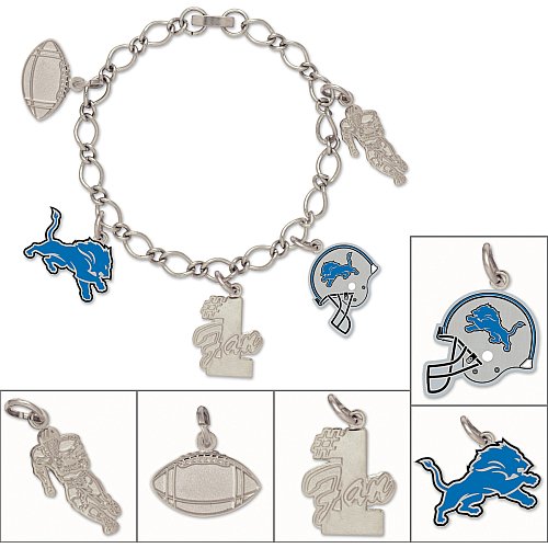 Wincraft Detroit Lions Charm Bracelet