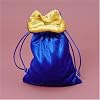 Rune/tarot Bag: Blue and Gold Velvet bag.