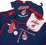 Cleveland Indians Newborn 5 Piece Gift Set