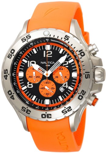 Nautica Mens NST Chronograph Watch #14538G 51HLAbuZSvL. SL500 Nautica Mens NST Chronograph Watch #14538G