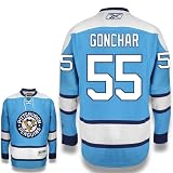 GONCHAR #55 Pittsburgh Penguins RBK Premier Third NHL Hockey Jersey by Reebok (NHLPA Certified Custom Sewn Authentic Twill)