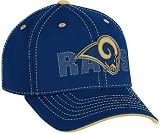 NFL Boy's End Zone Youth Structured Adjustable Hat - NE08B (St. Louis Rams, Youth 4-7)