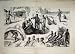 1881 Moose Hunting Canada Fishing Indian Snow Print
