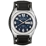 Field and Stream Mens Field Master Black Leather Strap Watch #F142GUSK by Field & Stream