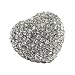 Rhinestone Heart Ring; 1