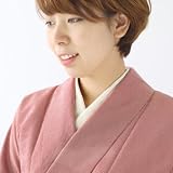 【単品】洗えるプレタ小紋着物 江戸小紋（万筋小紋）ややエンジがかった赤系 【M / L サイズ】 着物 江戸小紋