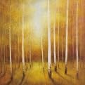 Handpainted Forest in the Trees I - 32 x 32"