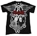 TS876 Aerosmith Rock Band Photo Wings Logo Vintage Style Faded T-Shirt