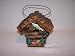 Fishing Theme Decorative Rustic Birdhouse Log Cabin