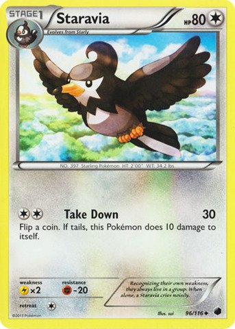Pokemon - Staravia (96/116) - Plasma Freeze