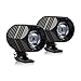 Handster Compact 2inch 10W CREE XM-L2 LED Pod Light 2PCS CNCâ€™d Aluminum Housing Spot Beam Driving Lights Super Bright Work Light for Motorcycle Jeep 4x4 Off road Boat and Heavy Duty