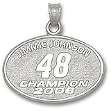 LogoArt Jimmie Johnson '06 NEXTEL Cup Champion 3/4 Sterling Silver Pendant