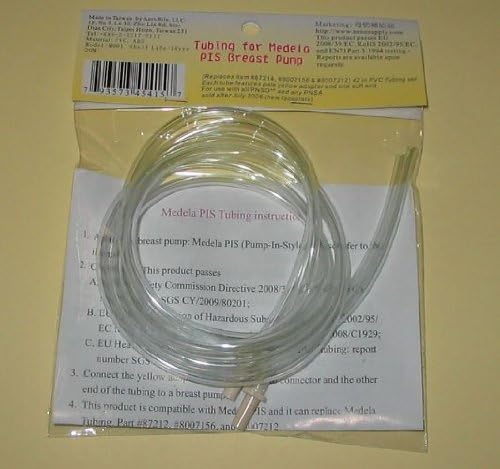 Replacement Tubing (Retail Pack of 2) for Medela Pump in Style and New Pump in Style Advanced Breast Pump - 100% BPA Free-(not Medela Brand)
