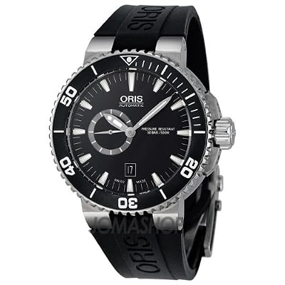 Oris Aquis Black Dial Rubber Strap Automatic Mens Watch 743-7664-7154rs from Oris