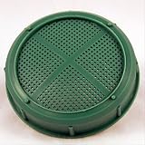 Sprouting Strainer Lid - Fits Most Wide-mouth Mason, Kerr & Ball Canning / Pickling Jars - Perfect to Use for Sprouts & Sprouting in Salads. Convert Any Standard Jar Into a Sprouter. Growing Sprouts Is Healthy & Fun.