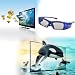 Hi-Shock Permeability Rate Universal Blue Infrared Active Shutter 3D Glasses for 3D TVs Panasonic Toshiba Sony Panasonic Sharp Samsung LG