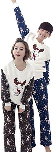 Warmjama Popular Couples Thermal Matching Christmas Pajama for Men XXL Beige