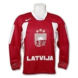 Team Latvia IIHF Replica Maroon Hockey Jersey (Sublimated Logo) Size XX-Large