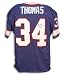 Autographed Thurman Thomas Buffalo Bills Blue Throwback Blue Jersey inscribed 91 NFL MVP
