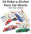 ~ 24 ~ Make-a-Race Car Sticker Sheets