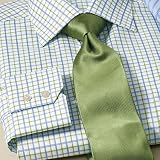 Grid Pattern European Style Dress Shirt