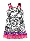 Laura Dare Little Girls Silky Zebra Print Nightgown Night Gown