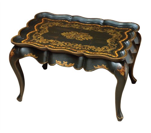 Hand-Painted Chinese Style Chang Tea Table
