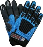 Lightweight Vented Offroad Motocross Glove (6 Colors) - Frontiercycle (Free U.S. Shipping) (XXS ( Between 4-6 Years Old Kids ), blue)