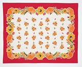 Vintage Style Harvest Pumpkin Tablecloth
