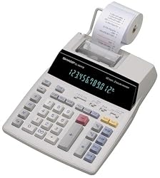 Sharp EL-1801V Portable 12-Digit  2-Color Serial Printing Calculator