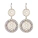 SunIfSnow Retro Golden Hollow Out Flower Beads Big and Small Ear-ring