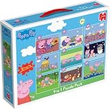 Peppa Pig - Pack de 9 puzzles (2 x 12 piezas, 2 x 24 pzs, 3 x 35 pzs and 2 x 50 pzs) (a partir de 3 años)