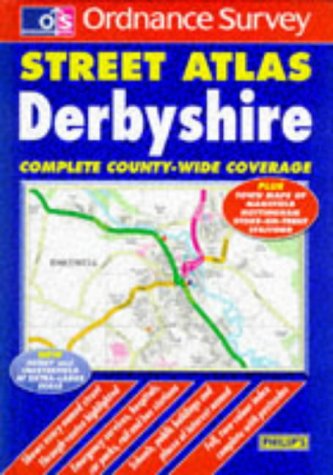 City Travel Guides Discounted  Books : Ordnance Survey Derbyshire Street Atlas (OS / Philip's Street Atlases)