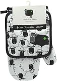 The Black Sheep Oven Glove & Pot Holder Set