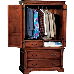 Solid Wood Wardrobe Armoire