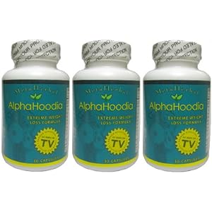 Alpha Hoodia: Best Diet Pill with Green Tea, Bitter Orange, Guarana, & More For Weight Loss - Fat Burner & Weight Control - 3 Bottles (90 Capsules)
