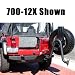 Olympic 4X4 700-121 Olympic Tire Swing Tire Carrier for Jeep - Gloss Black