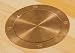 One Brass Floor Plate and Ground Sleeve from Spalding