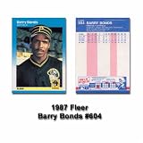 1987 Fleer Barry Bonds Rookie Card