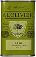 A L'Olivier Olive Oil Infused with Basil, 8.3 Ounce Tin