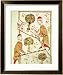 Surveying and Demarcation of Land, from Traite D'Arpentage by Arnaud De Villeneuve (1240-1312) Framed Art Poster Print by Bertrand Boysset, 27x33