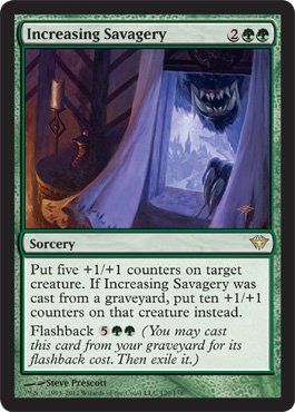 Magic: the Gathering - Increasing Savagery (120) - Dark Ascension On Sale