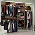 John Louis Home Standard Shelving System for 6-10 Closets - Red Mahogany (12D")