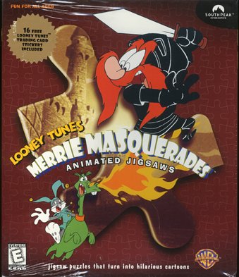 Looney+Tunes+Merrie+Masquerades+Animated+Jigsaw+Puzzles