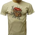 Bulldog Vintage Tattoo T-shirt, Tattoo T-shirts, Old School Tattoo T-shirt