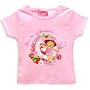 Strawberry Shortcake Toddler Slim Fit T-Shirt with Glitter