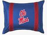 Mississippi (Ole Miss) Rebels Pillow Sham from The Sidelines Collection by Kentex